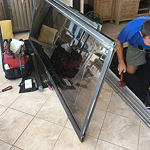 sliding glass door frame repair Mentone